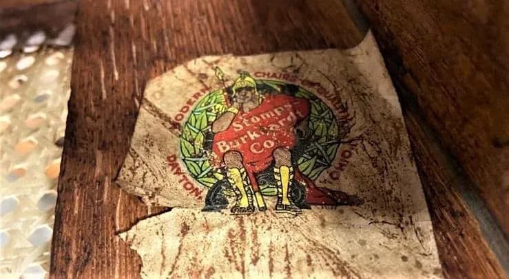 Early 20th Century Stomps Burkhardt Arts & Crafts Quarter Sawn Oak Dining Chairs - Set of 4 - Thumbnail 11