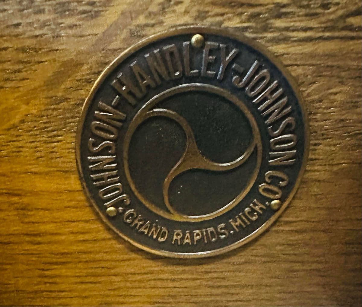 Grand Rapids Antique 1920s Walnut and Burlwood Spanish Revival Liquor Cabinet or Armoire - By Johnson-Handley-Johnson - Thumbnail 10