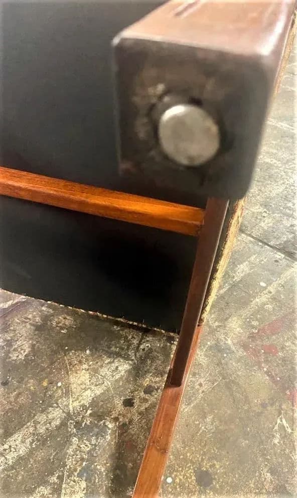 Early 20th Century Antique Prairie Style Tall 56" Throne Chair With Southwestern Tapestry Upholstery - Thumbnail 9