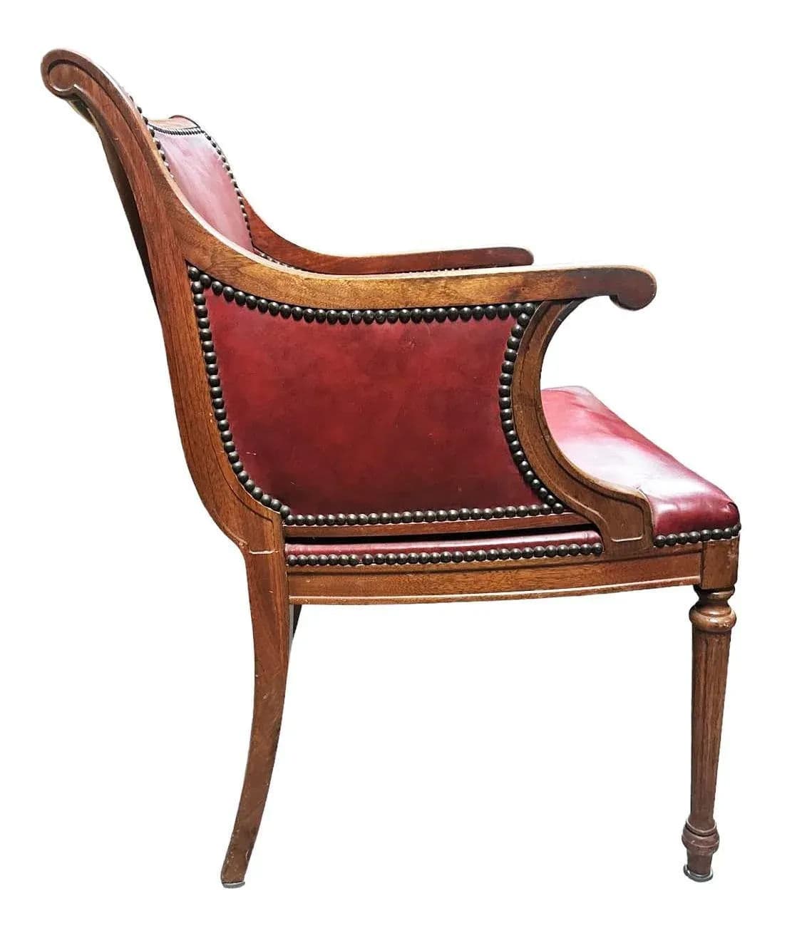 Mid 20th Century Vintage Louis XVI Accent Arm Chairs -- a Pair - Thumbnail 3