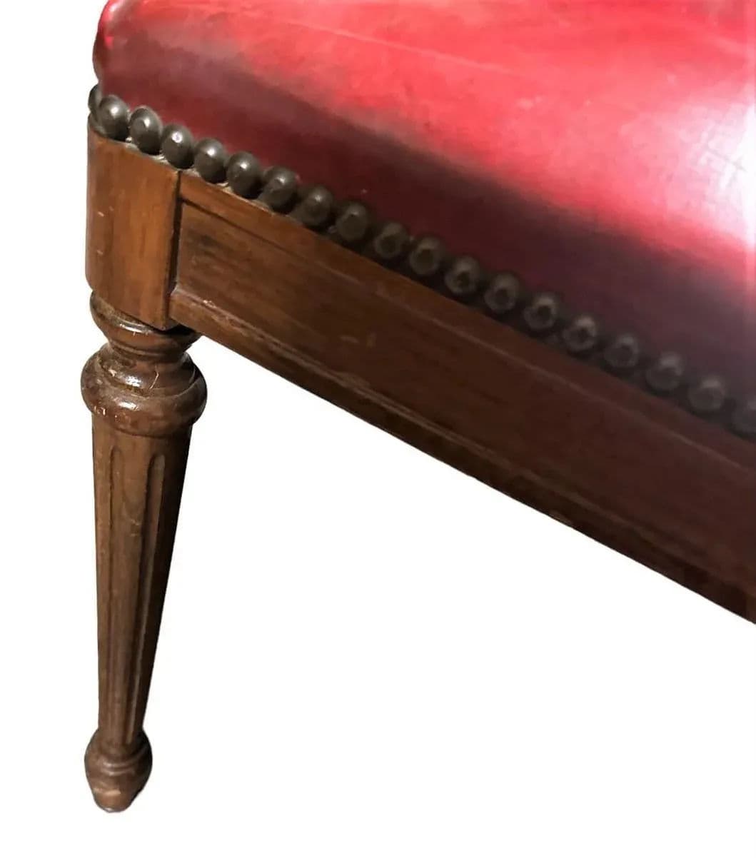 Mid 20th Century Vintage Louis XVI Accent Arm Chairs -- a Pair - Thumbnail 6