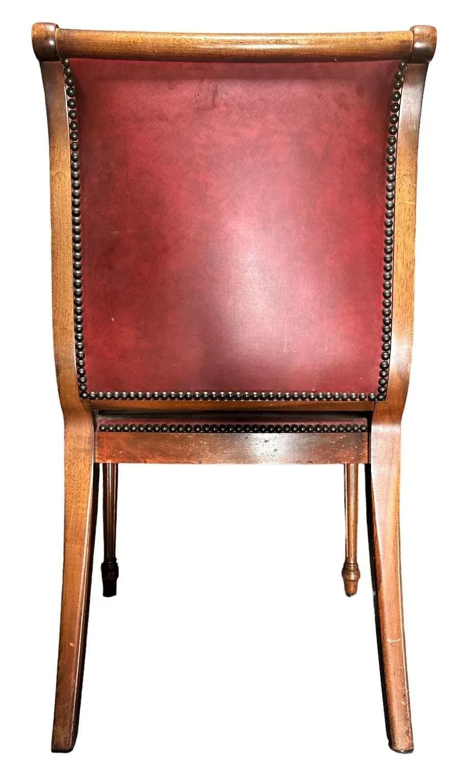 Mid 20th Century Vintage Louis XVI Accent Arm Chairs -- a Pair - Thumbnail 4