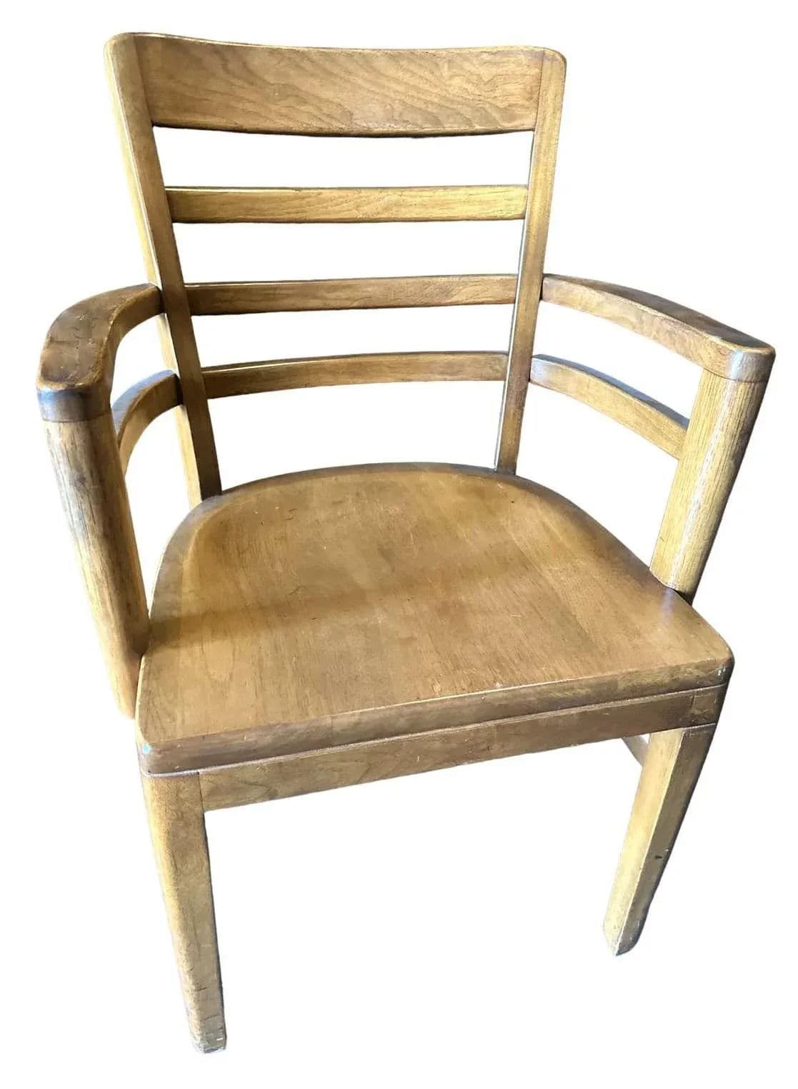 Boling Chair Company Walnut Mid 20th Century Office Chairs - a Pair - Thumbnail 7