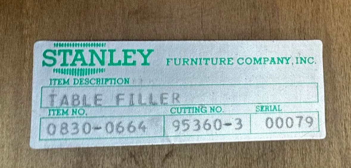 Stanley Furniture ‘Hacienda’ Collection Solid Oak Spanish Style 98” X 44” Refectory Table Made in 1970 - Thumbnail 9