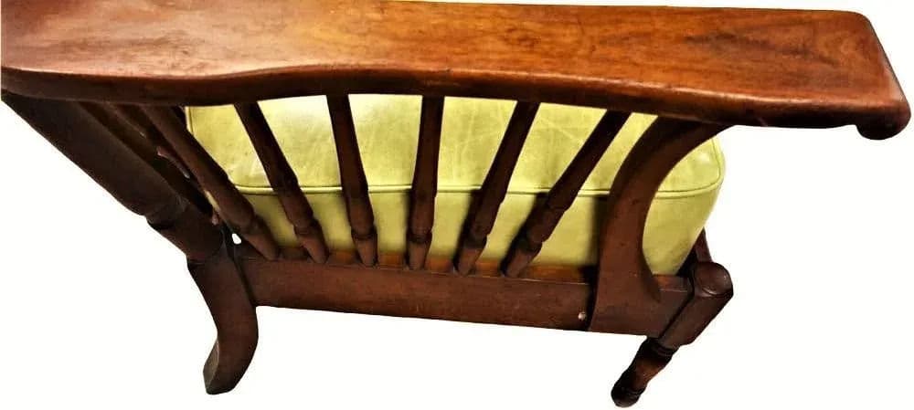 Stickley Brothers Signed Antique Maple Windsor Chair With Seat and Back Cushions - Grand Rapids - 1920s - Thumbnail 4