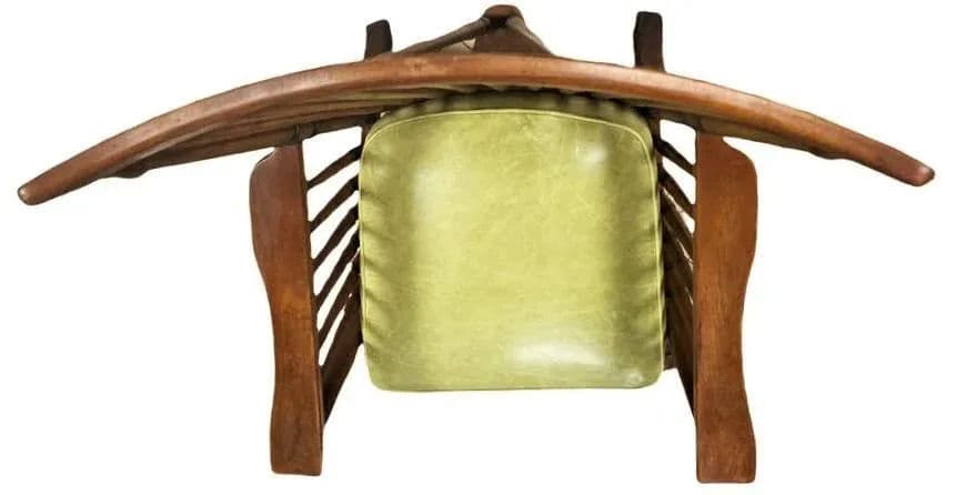 Stickley Brothers Signed Antique Maple Windsor Chair With Seat and Back Cushions - Grand Rapids - 1920s - Thumbnail 6