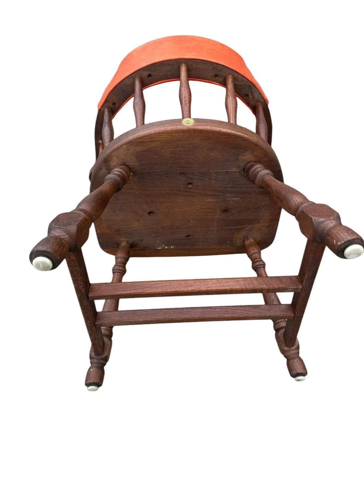 Buckstaff of Oshkosh Mid 20th Century Oak Pub Chairs - 11 Available - Thumbnail 7