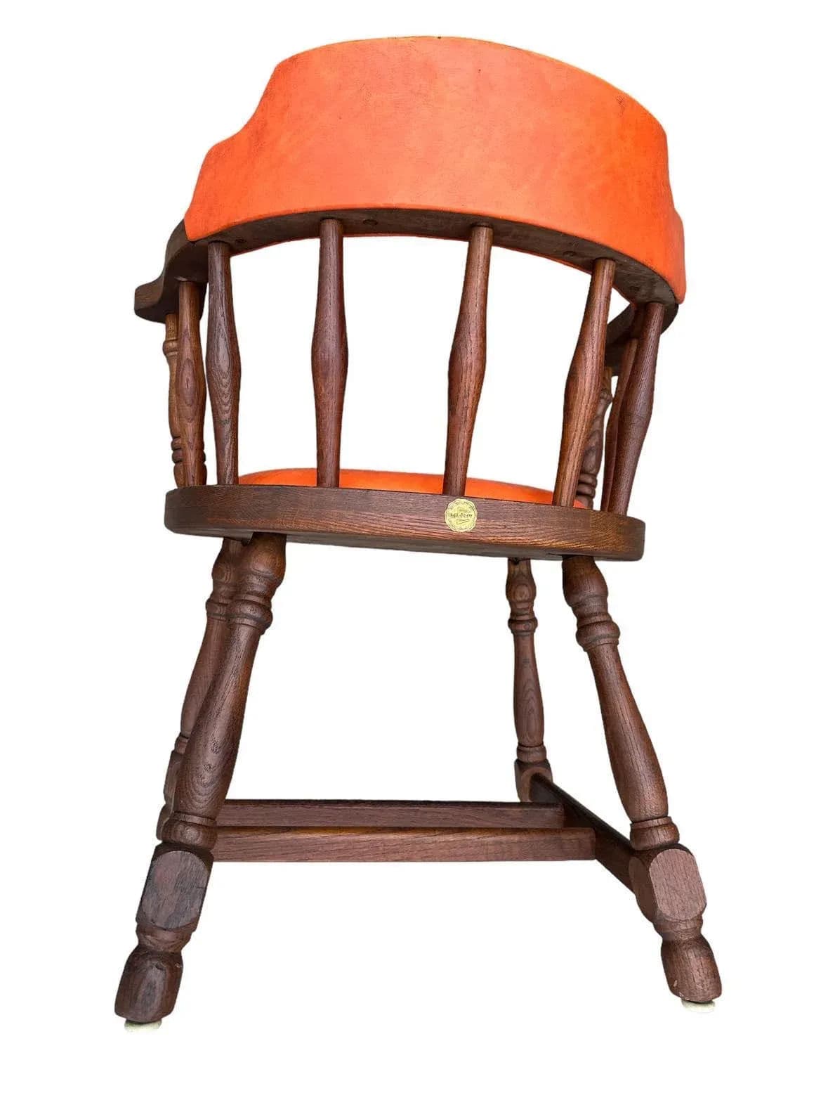 Buckstaff of Oshkosh Mid 20th Century Oak Pub Chairs - 11 Available - Thumbnail 5