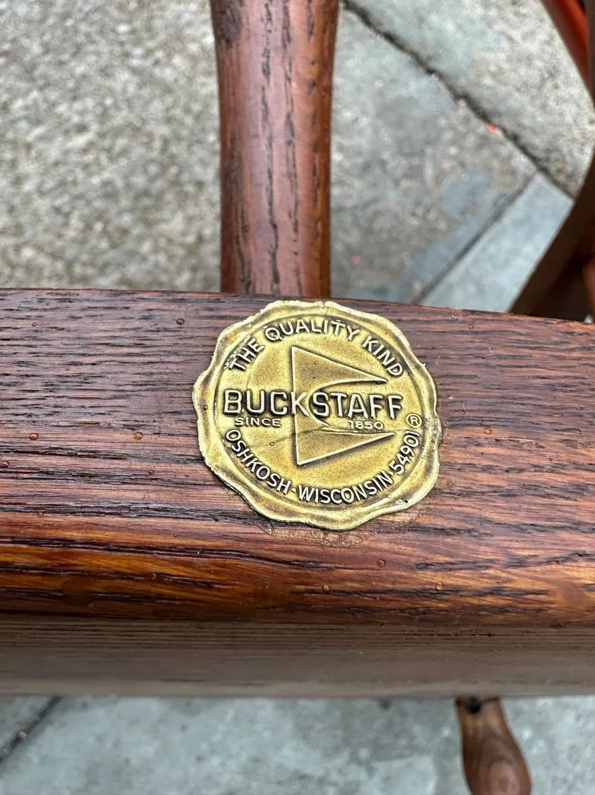 Buckstaff of Oshkosh Mid 20th Century Oak Pub Chairs - 11 Available - Thumbnail 6