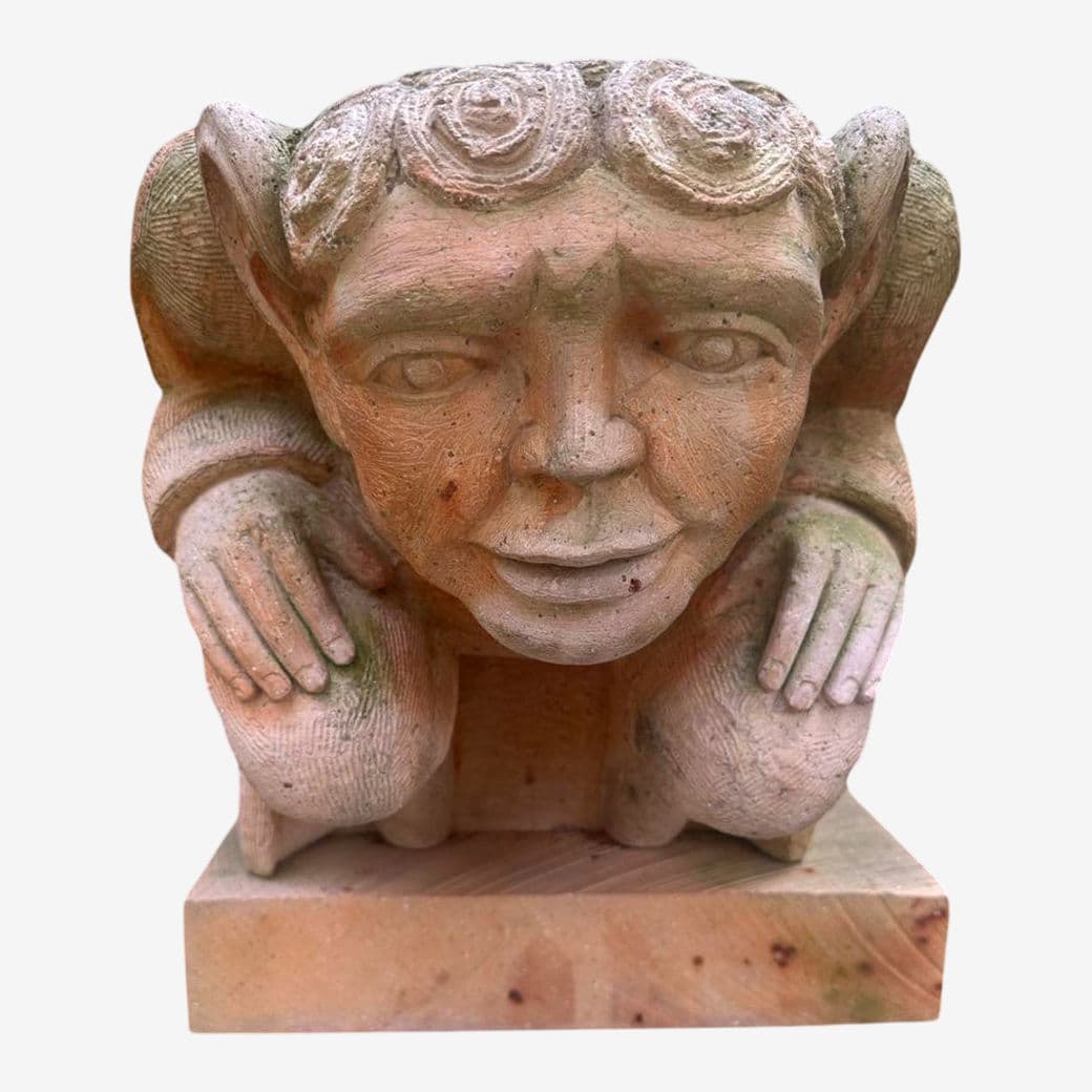 Cantera Stone Gargoyle Sculpture From Guanajuato, Mexico - Image 1