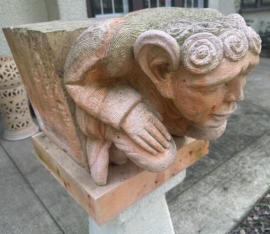 Cantera Stone Gargoyle Sculpture From Guanajuato, Mexico - Thumbnail 6
