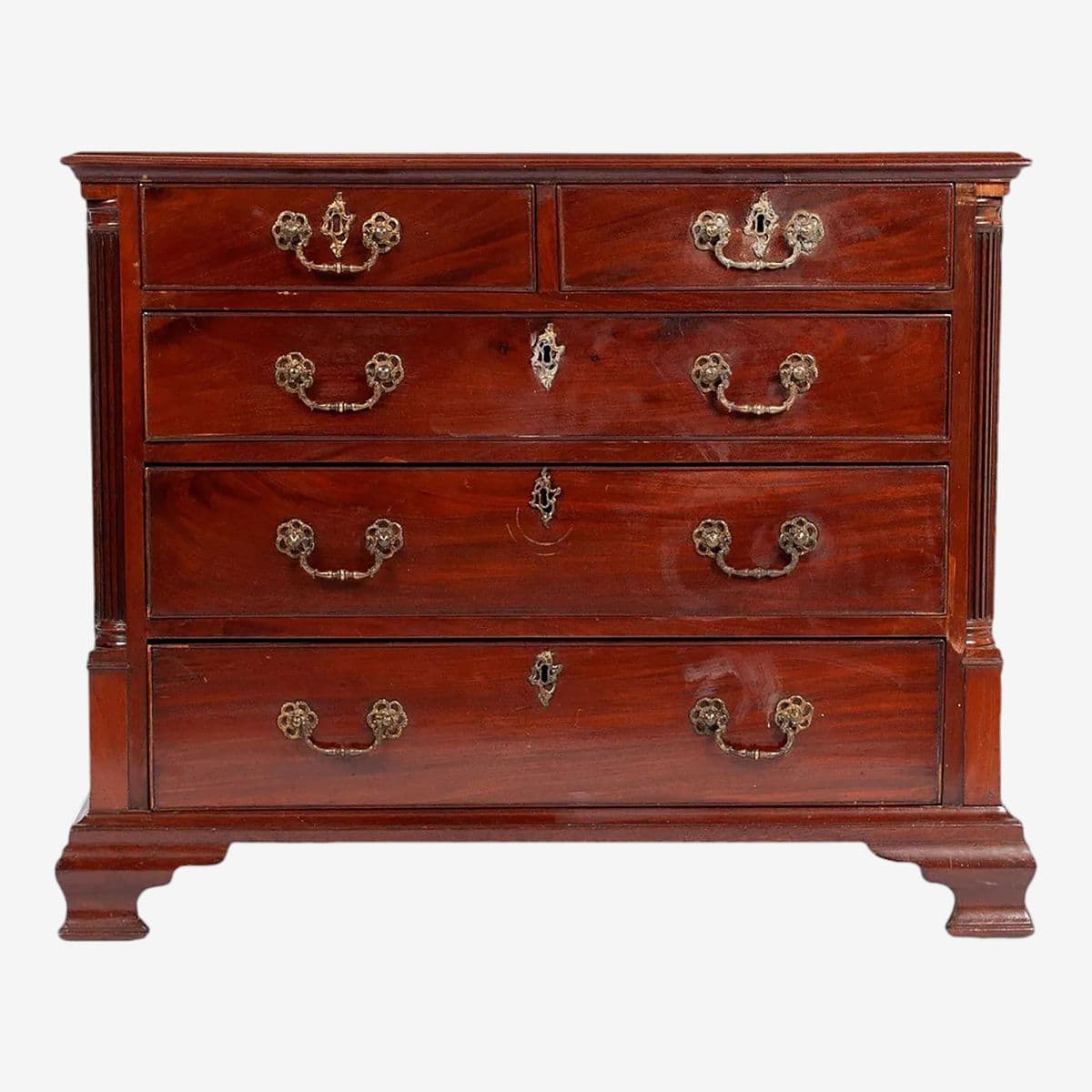 Late 18th Century George III Mahogany Chest of Drawers - Image 1
