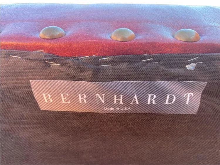 Bernhardt Large Hacienda Chairs in Otomi Hand Embroidery and Leather - a Pair - Early 21st Century - Thumbnail 10