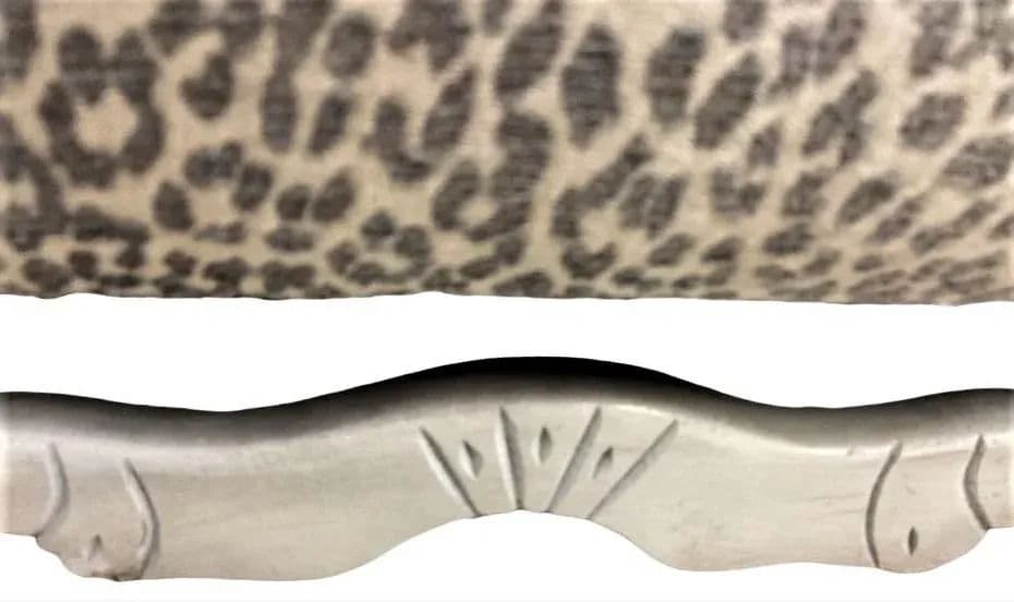 Early 20th Century Spanish Revival Armchair With Textured Kravet Upholstery - Thumbnail 6