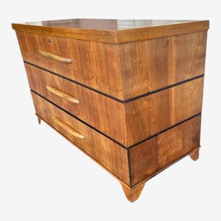 Merton Gershun Attributed Walnut Dillingham Bluebird Cedar Chest - Circa 1950s - Image 1