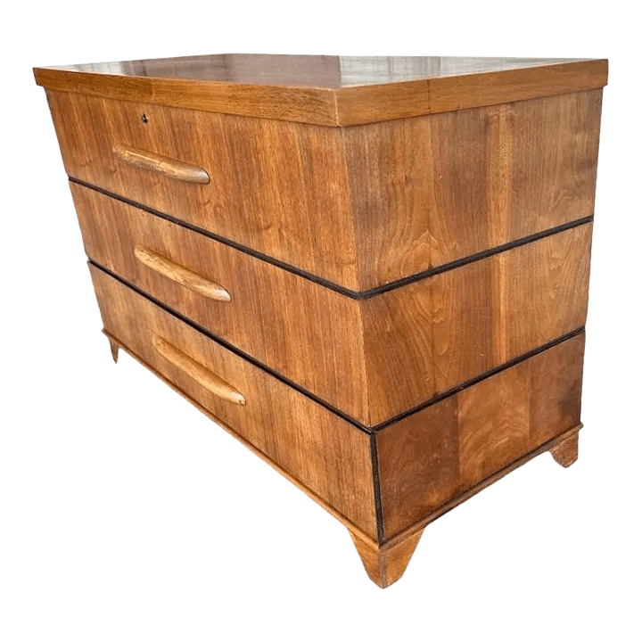 Merton Gershun Attributed Walnut Dillingham Bluebird Cedar Chest - Circa 1950s - Thumbnail 2