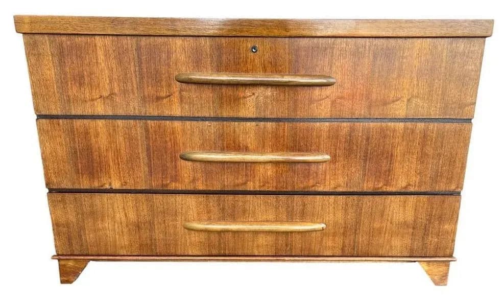 Merton Gershun Attributed Walnut Dillingham Bluebird Cedar Chest - Circa 1950s - Thumbnail 8