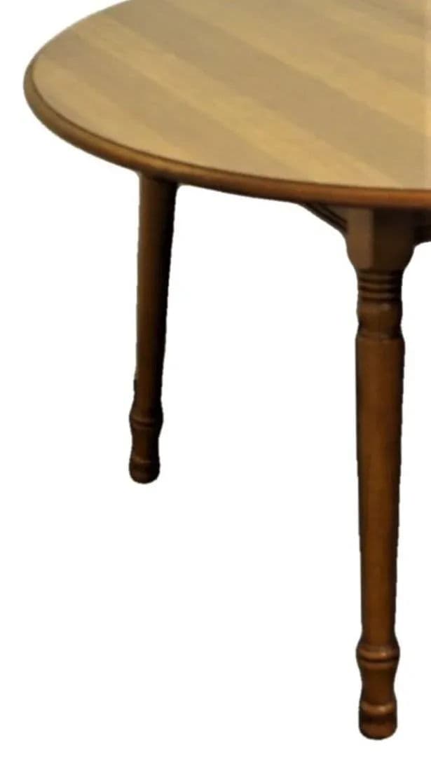 Mid 20th Century Tell City 48" Round Maple Dining Table - Thumbnail 4