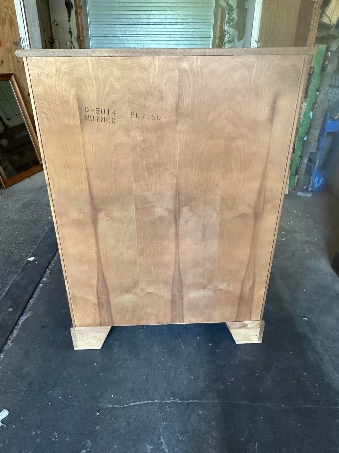 Ethan Allen Nutmeg Solid Maple 46" High Chest of 6 Drawers - Vintage 1960s - Thumbnail 8