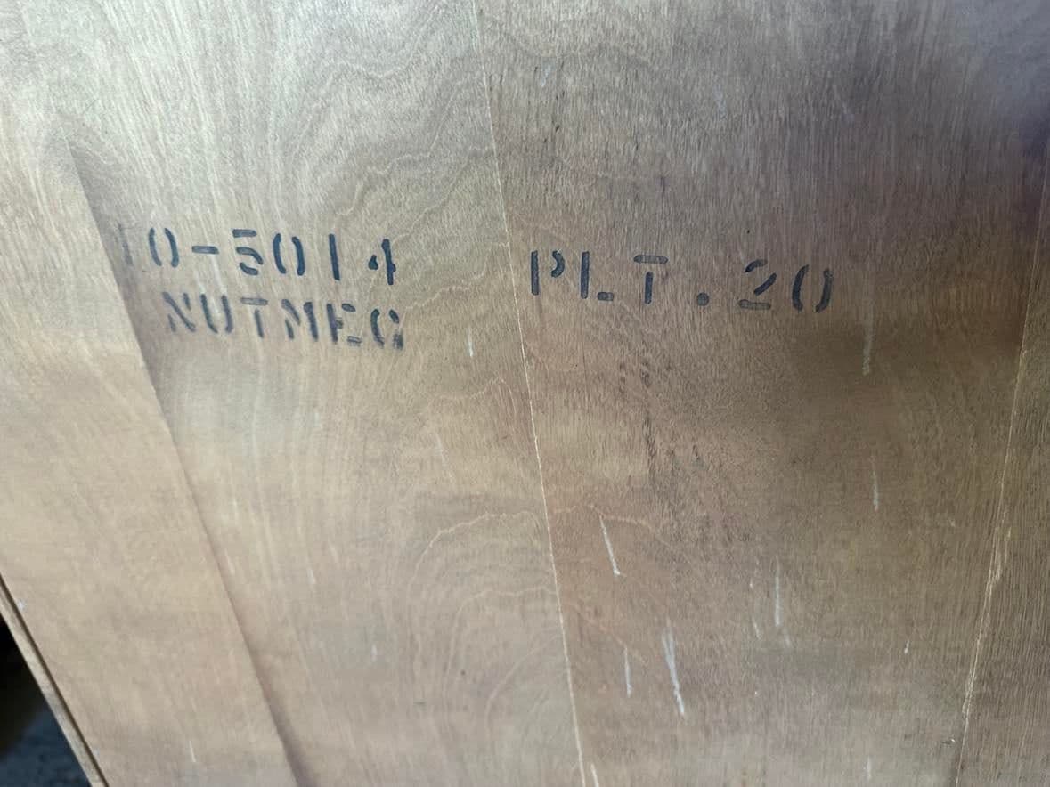 Ethan Allen Nutmeg Solid Maple 46" High Chest of 6 Drawers - Vintage 1960s - Thumbnail 9