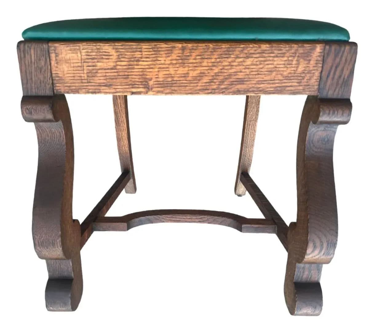 Antique Oak Hacienda Style Chairs - Set of 4 - Thumbnail 8