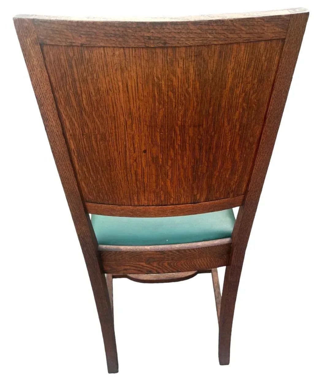 Antique Oak Hacienda Style Chairs - Set of 4 - Thumbnail 12