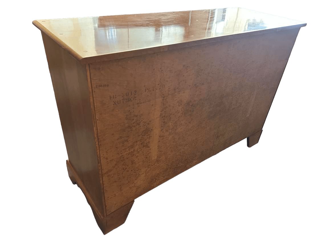 Ethan Allen Nutmeg Solid Maple 52" Wide Chest of 9 Drawers - Vintage 1960s - Thumbnail 7