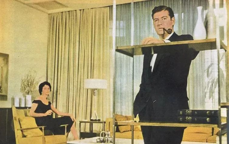 Paul McCobb Directional Walnut and Aluminum Large 84” Executive Partners Desk - Vintage 'Mad Men' 1960s - Fully Restored - Thumbnail 13