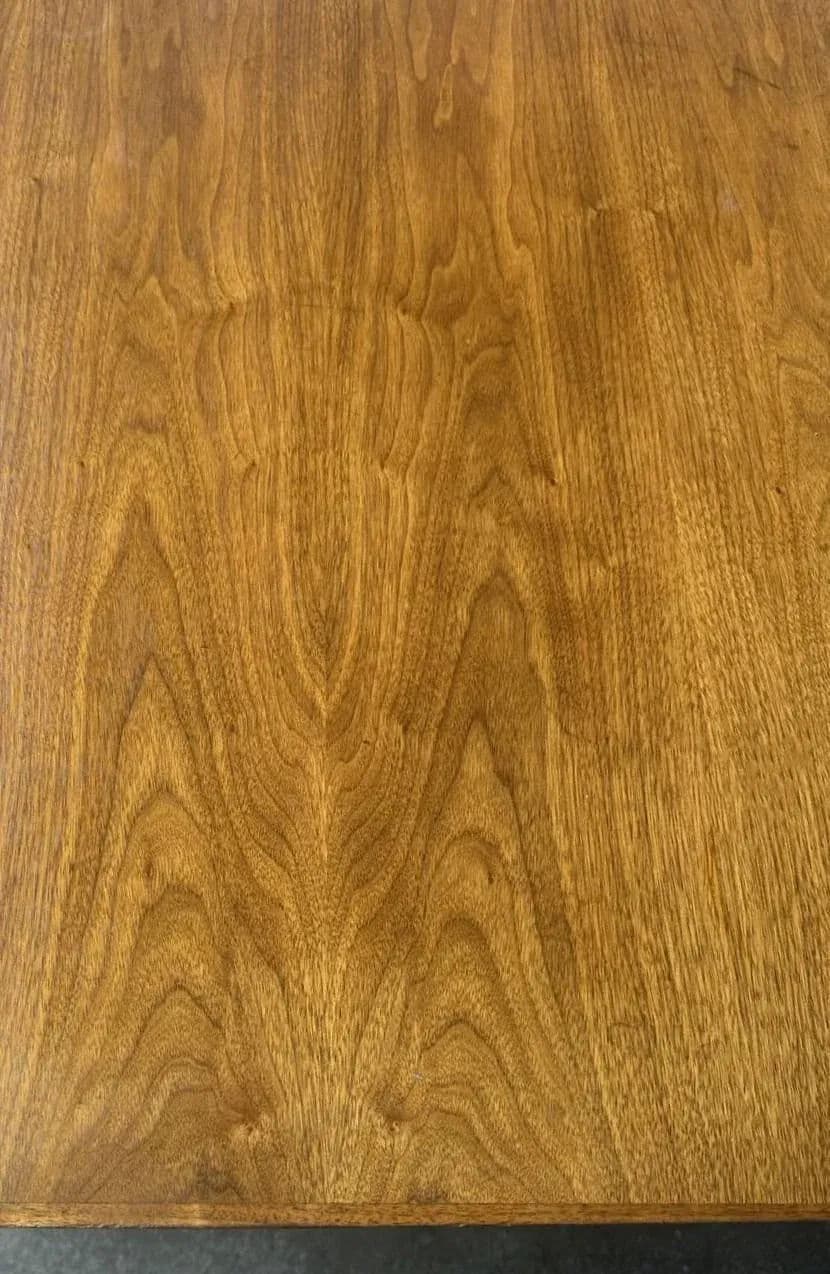 Paul McCobb Directional Walnut and Aluminum Large 84” Executive Partners Desk - Vintage 'Mad Men' 1960s - Fully Restored - Thumbnail 9