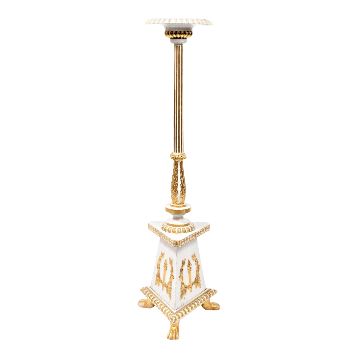 Early 20th Century Hollywood Regency Accent - a Neoclassical Style Torchiere Pedestal From Europe - Thumbnail 2