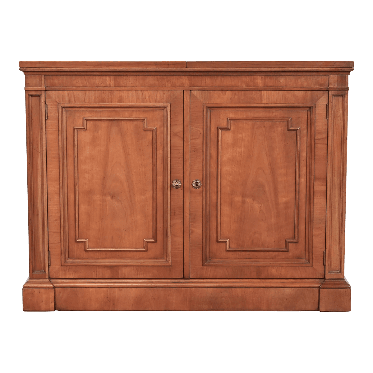 Kindel Grand Rapids 'Milano' Cherry Wood Rolling Buffet Server or Dry Bar - 1960s - Thumbnail 2