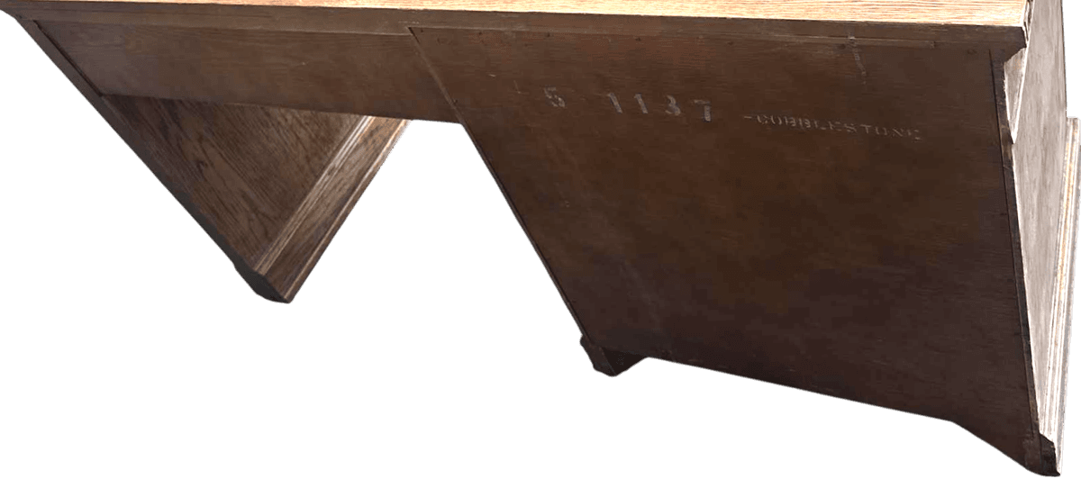 Vintage Romweber Viking Oak Desk - Circa 1960s - Thumbnail 7