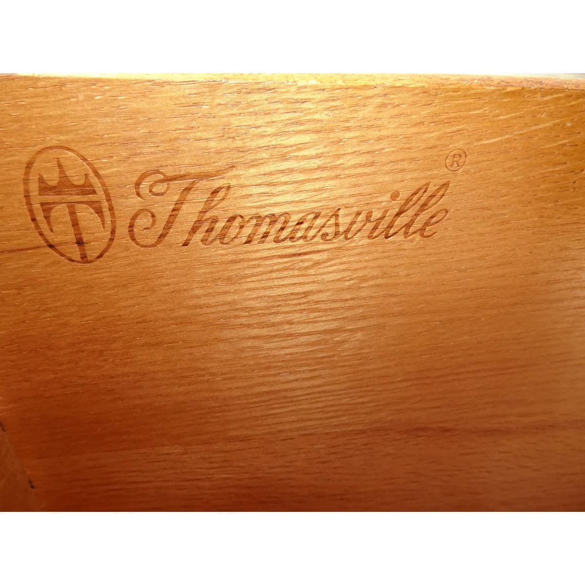 Thomasville Spanish Colonial Hollywood Regency Style Mid Century Oak Armoire - Vintage 1960s - Thumbnail 7