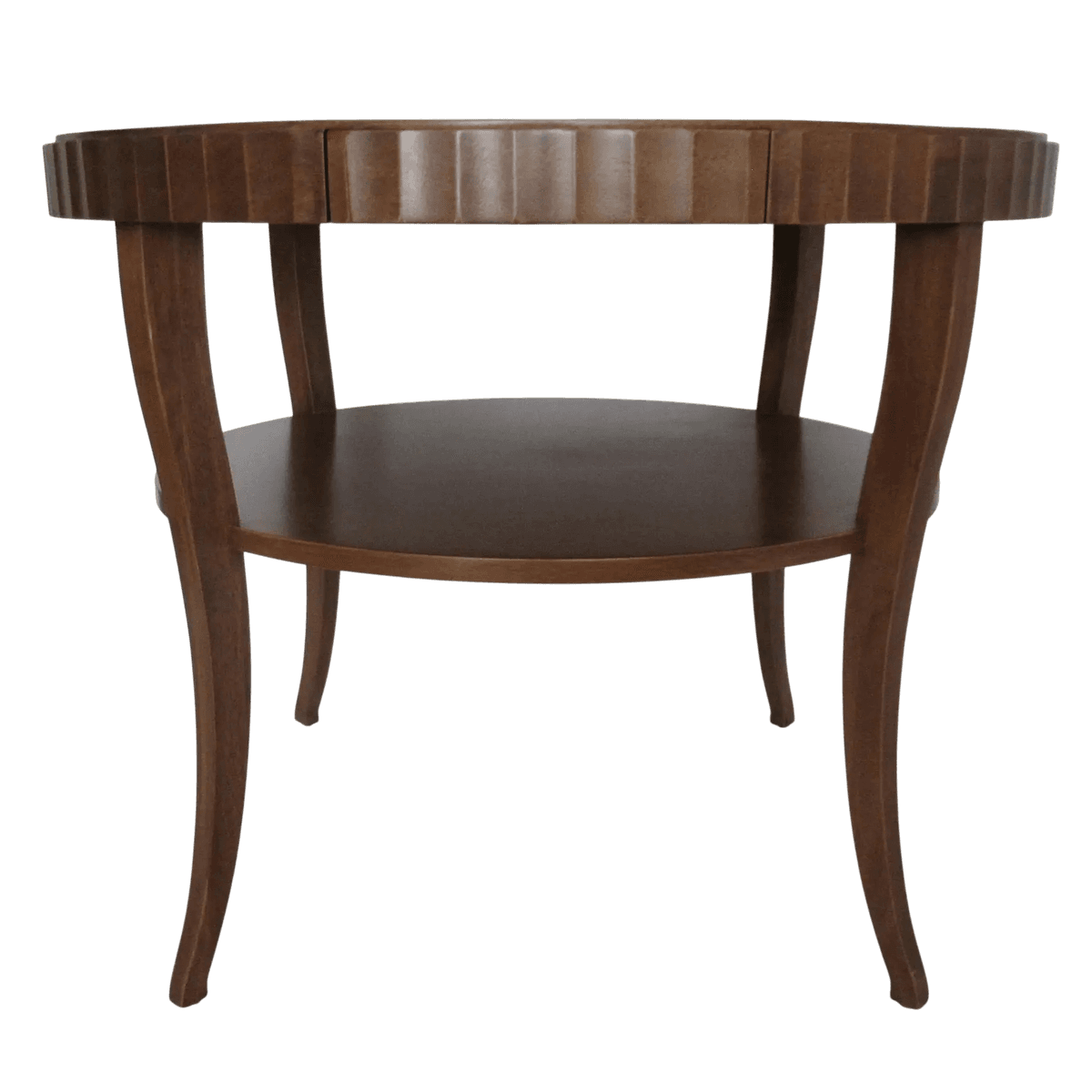 Barbara Barry for Baker Furniture Round Fluted Center Table - Vintage Circa 1990s - Thumbnail 4