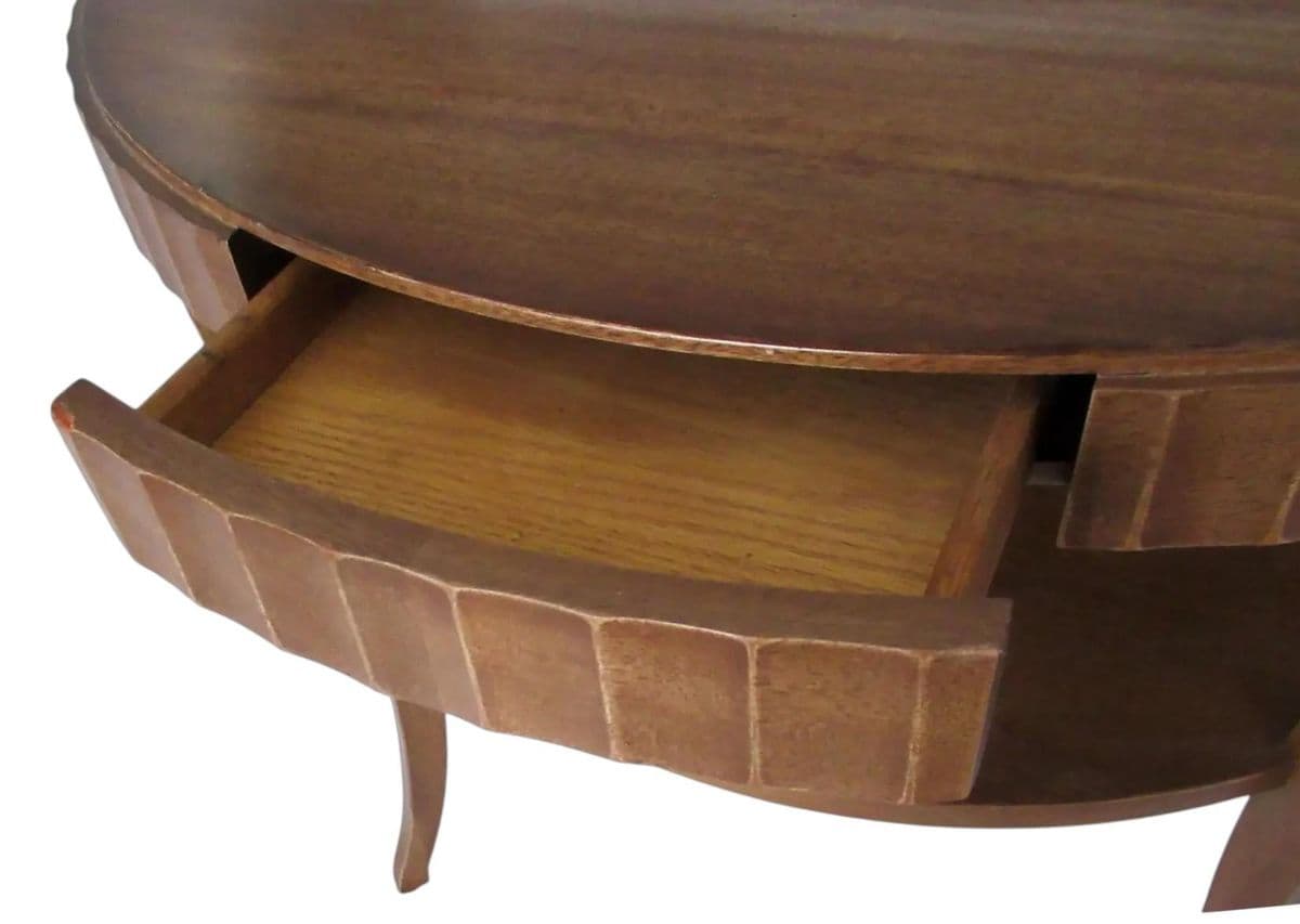 Barbara Barry for Baker Furniture Round Fluted Center Table - Vintage Circa 1990s - Thumbnail 5