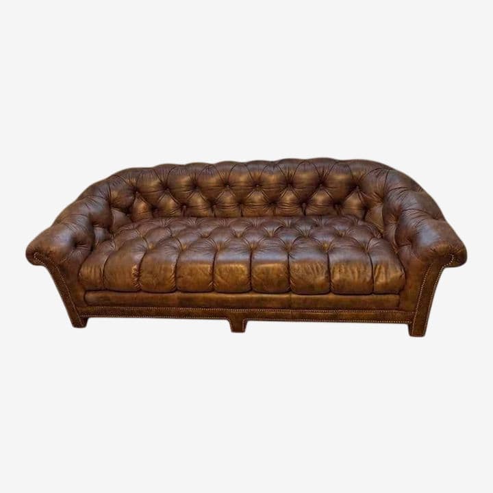 Schafer Brothers Vintage Chesterfield Sofa - Mid-20th Century - Image 1