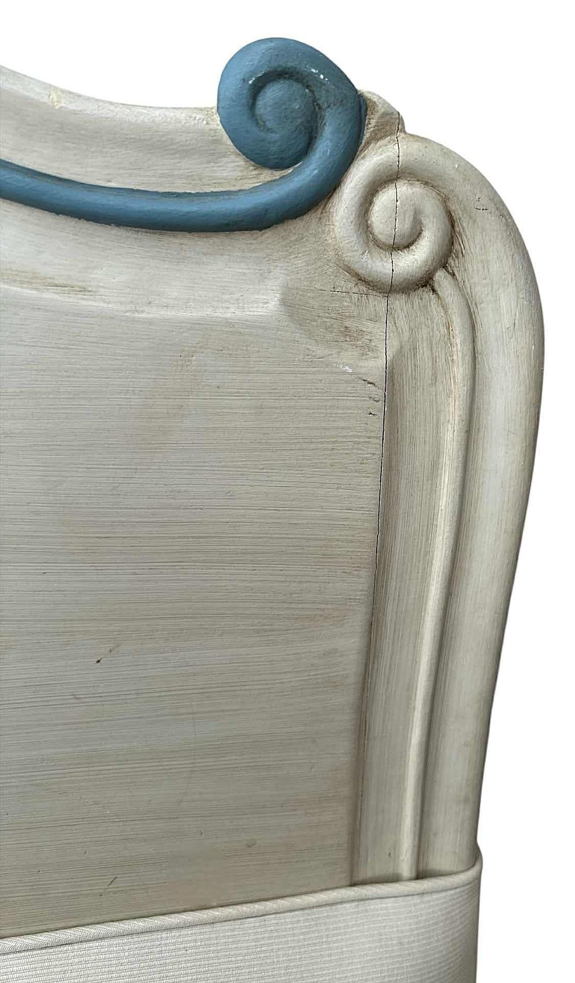 French Twin Padded Headboards - A Pair - Vintage Mid 20th Century - Thumbnail 5