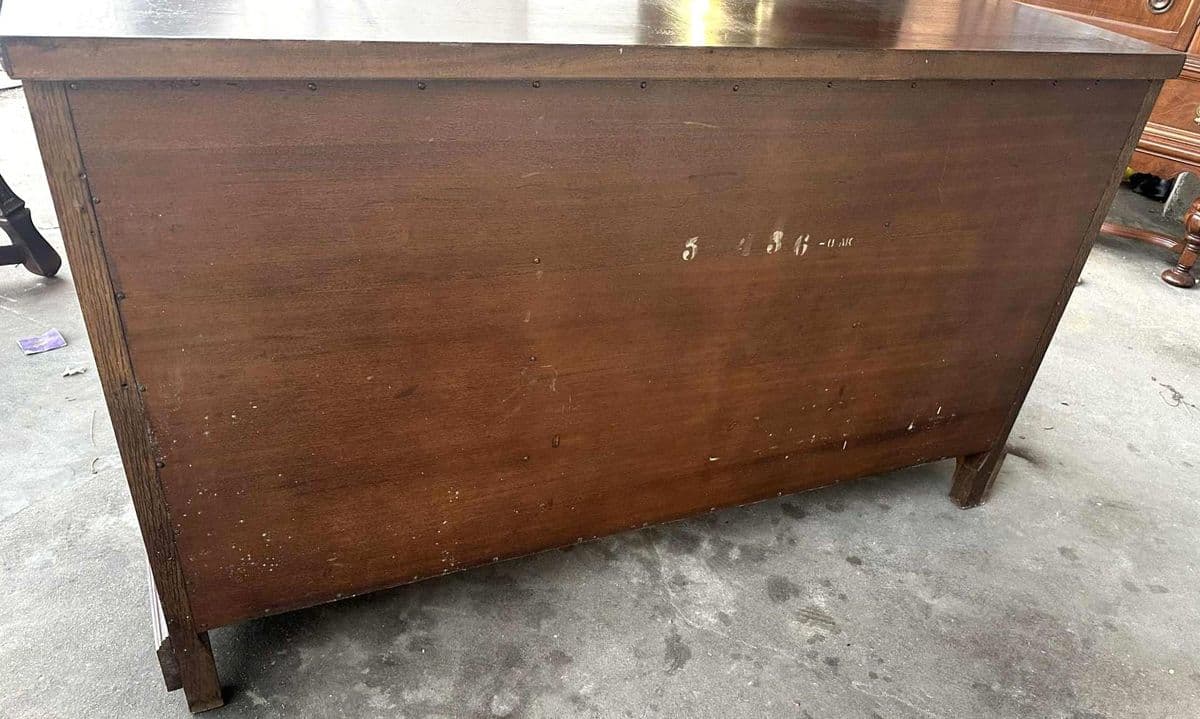 Romweber Viking Oak Arts & Crafts Sideboard or Credenza - Vintage 1950s, Attributed - Thumbnail 8