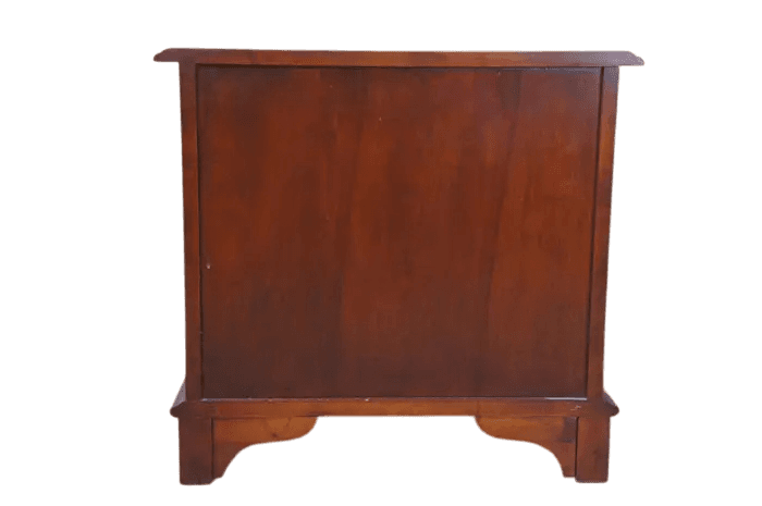 1980s Lexington Furniture Vintage Cherry Wood Goddard Block Front Chest of Drawers Nightstand or Side Table - 1980s - Thumbnail 9