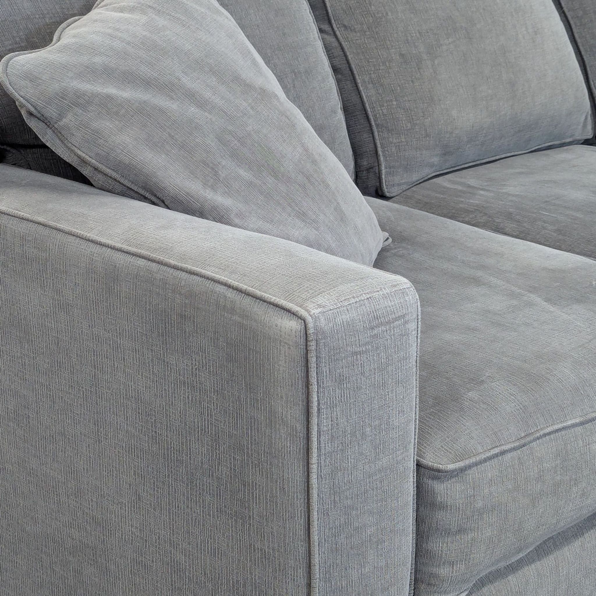 Jonathan Louis Gray Queen Sleeper Sofa with Cushions - Thumbnail 4