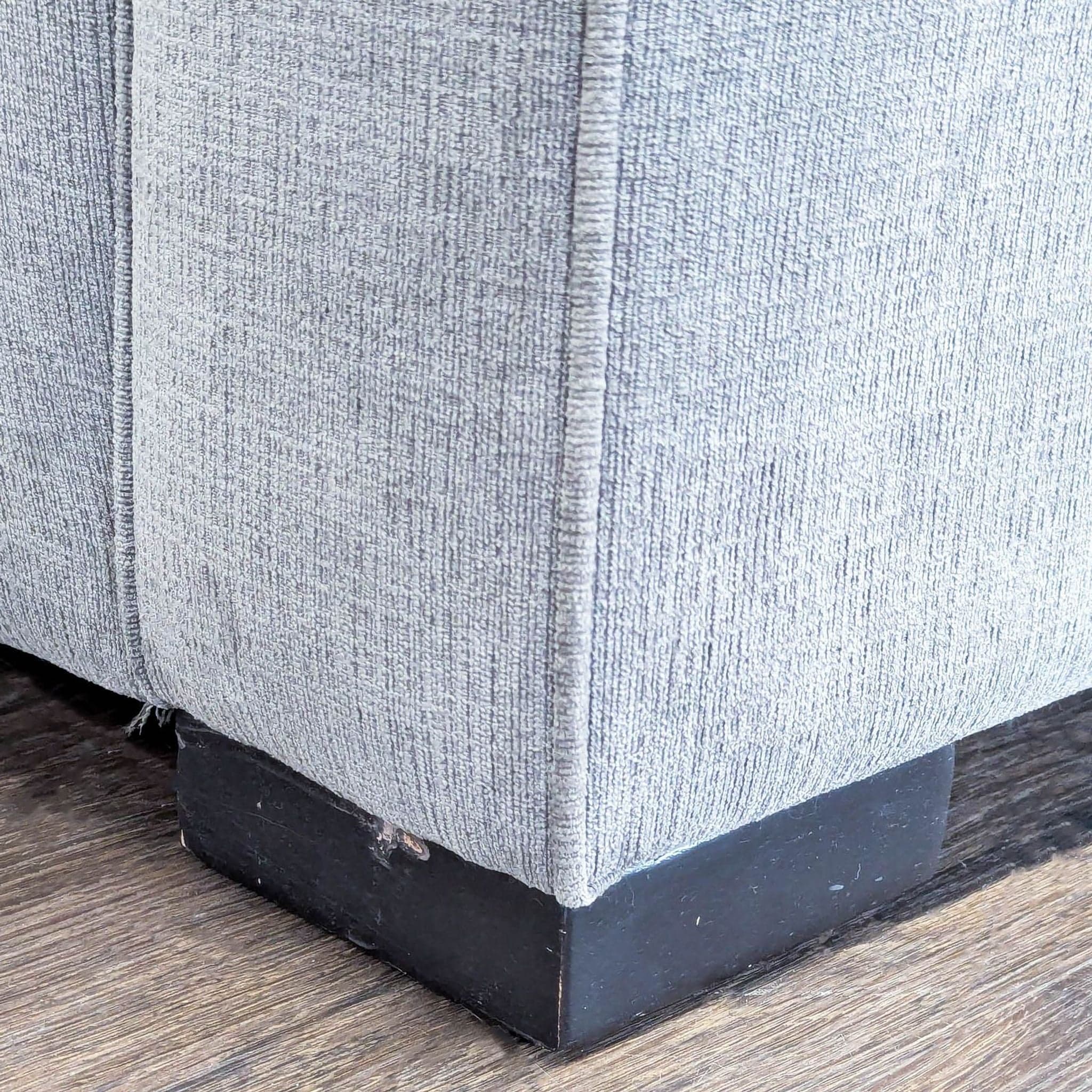 Jonathan Louis Modern Gray Loveseat with Loose Back Cushions - Thumbnail 8