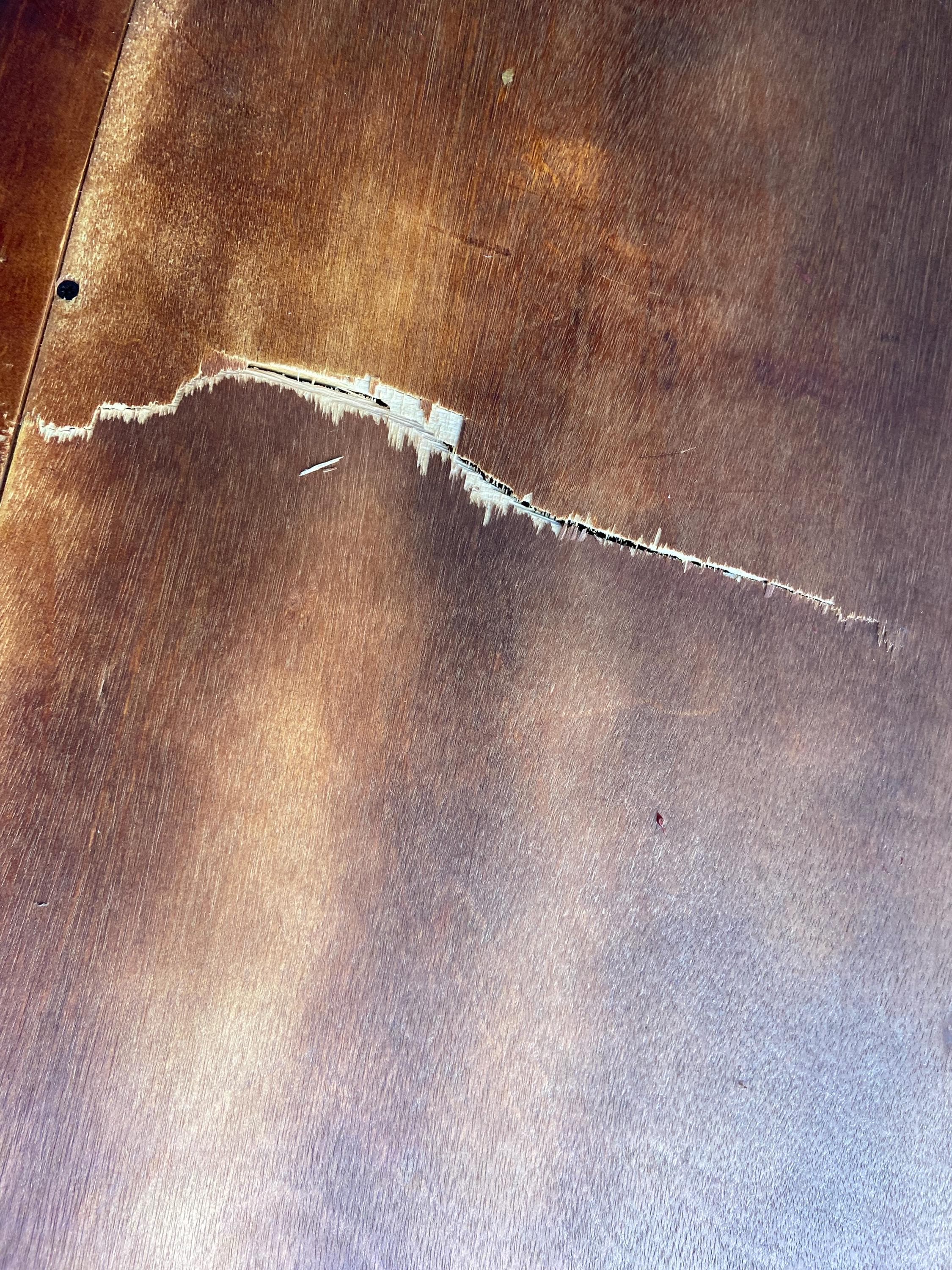 antique partners desk leather top lions paw needs restoration - Thumbnail 7