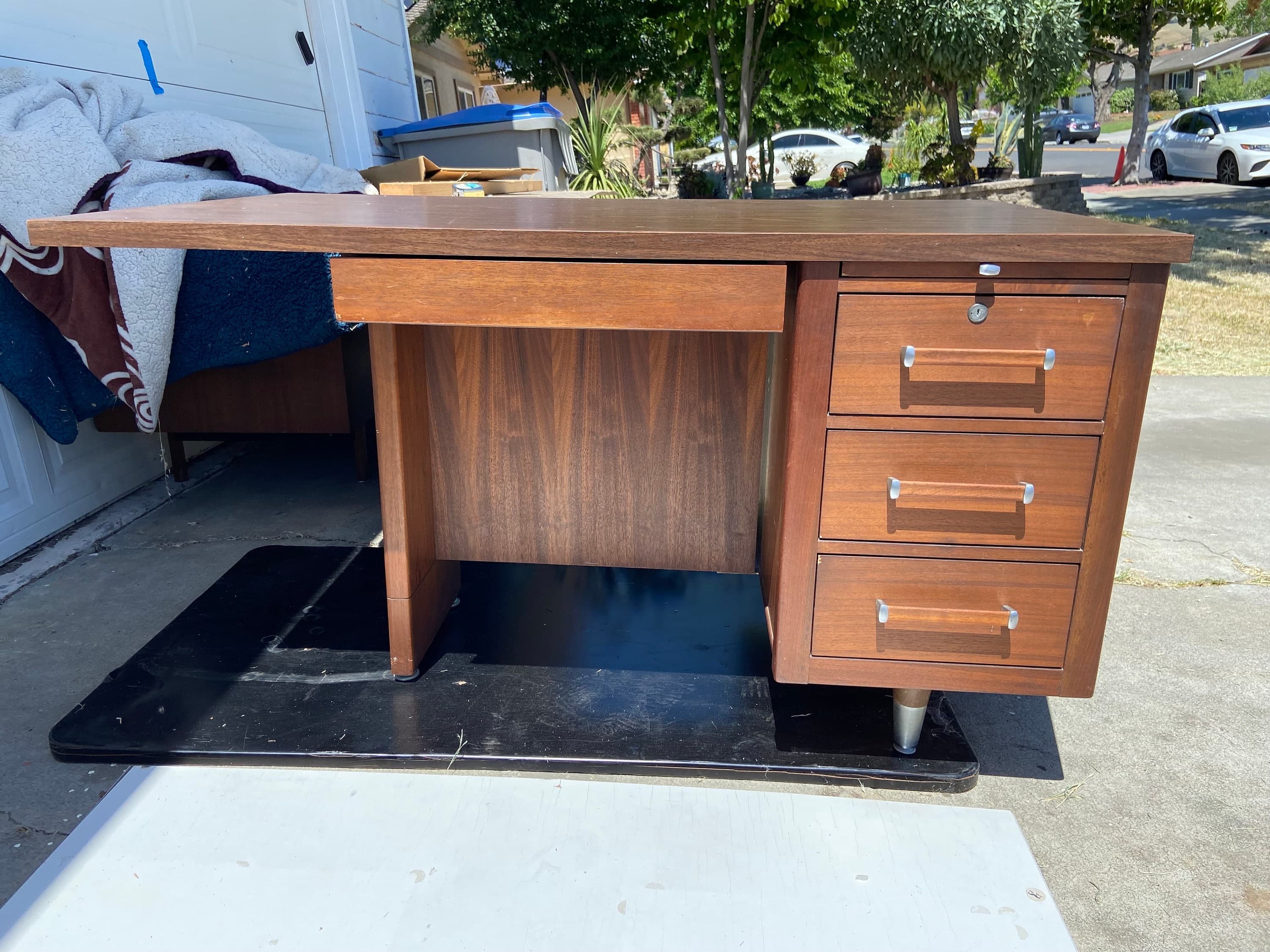 vintage mid century modern Alma desk co - Thumbnail 10