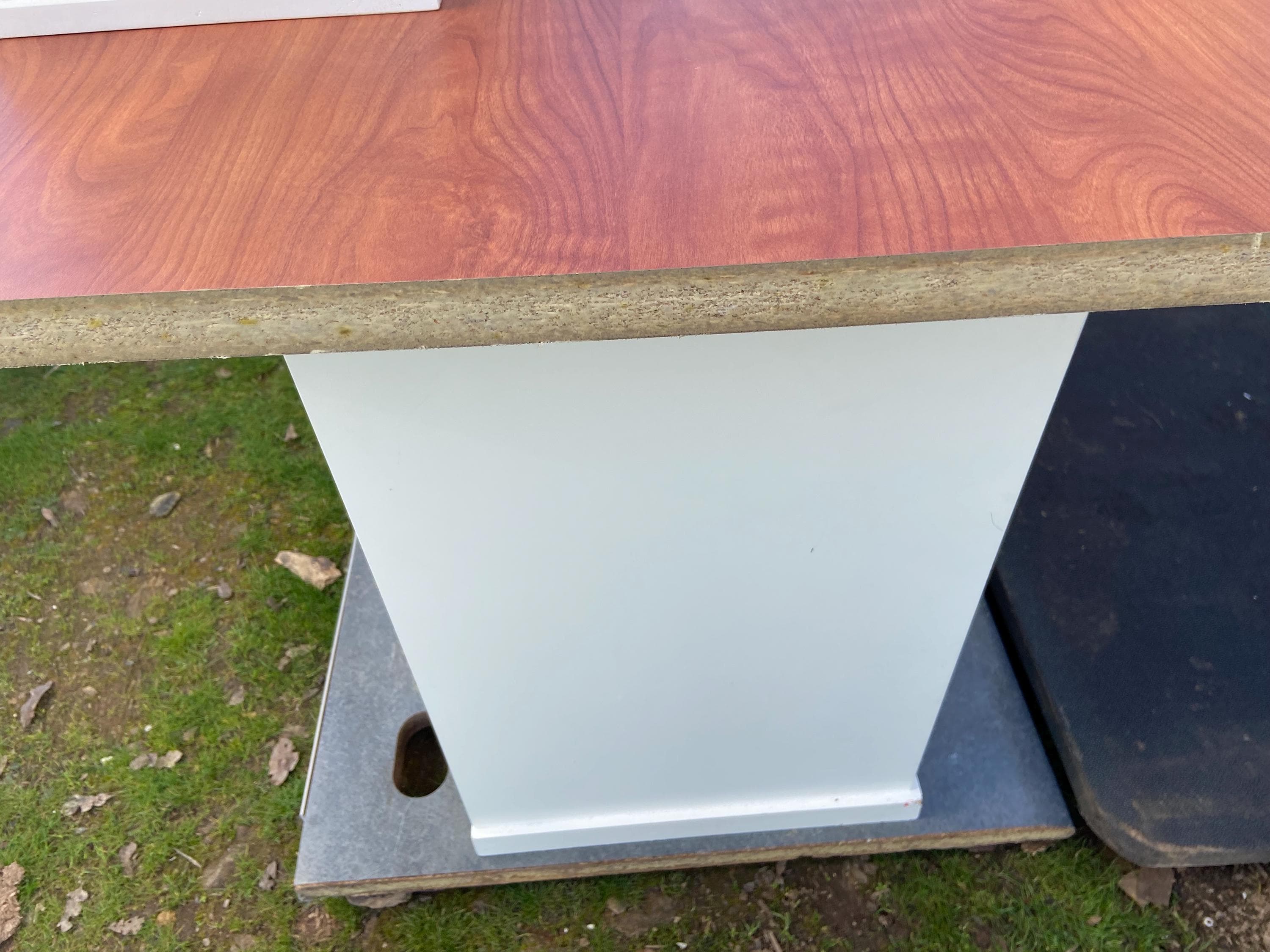 pottery barn Bedford Desk Set And Swivel Rolling Chair Selling As A Set Only - Thumbnail 6