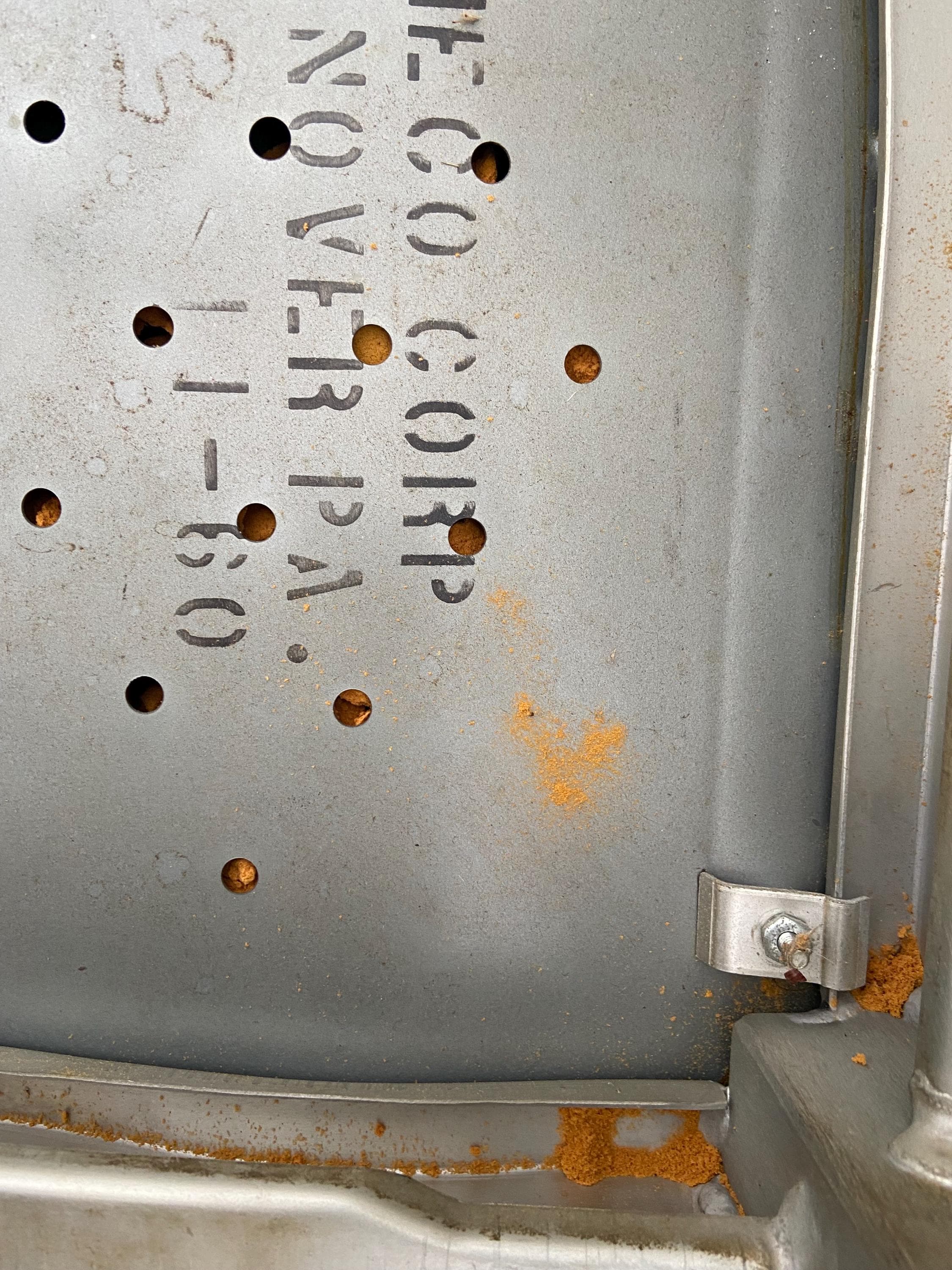 US military aluminum folding field army desk WWII era - Thumbnail 7