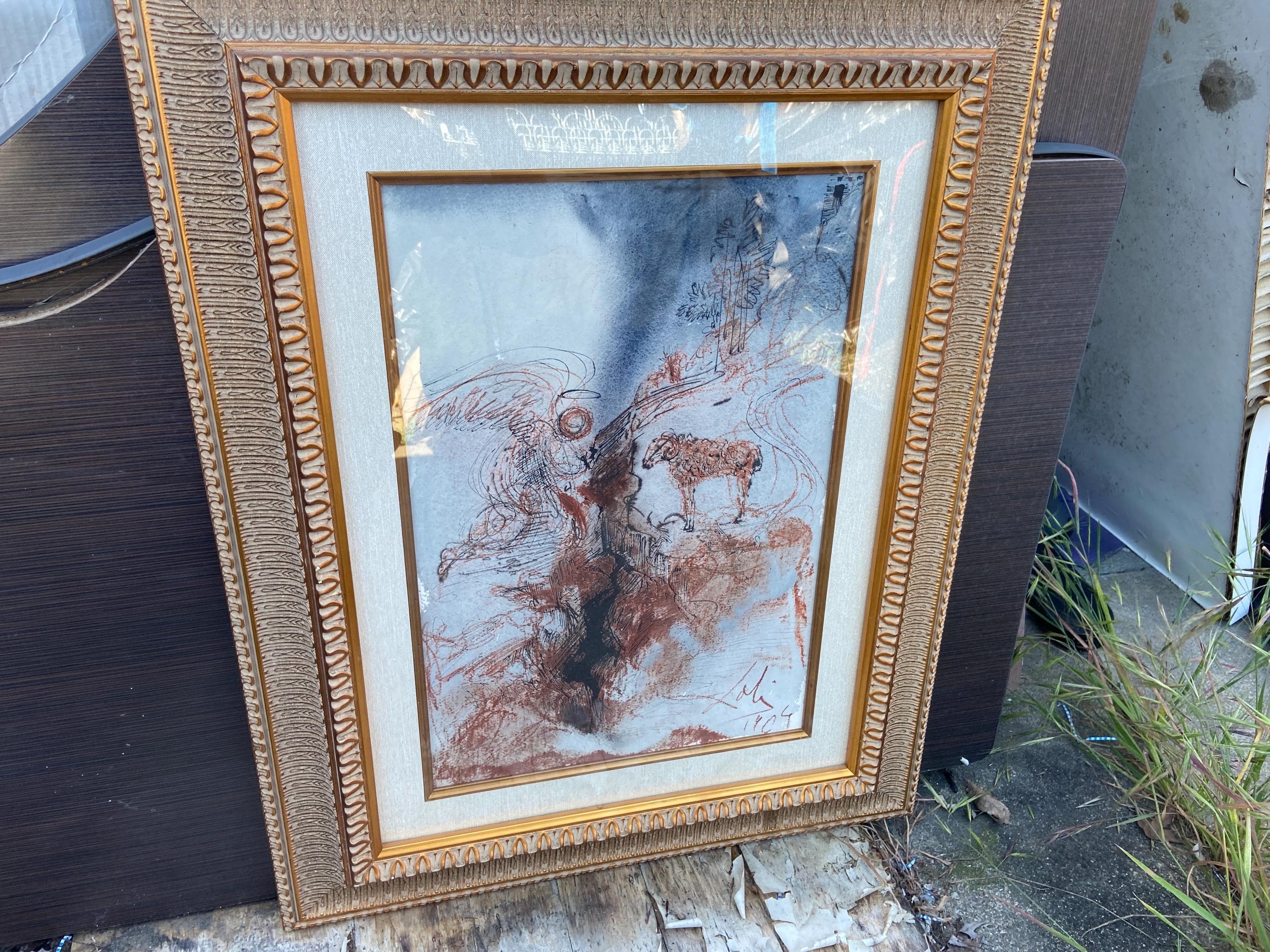 Salvador Dali biblia sacra lithograph - Thumbnail 4