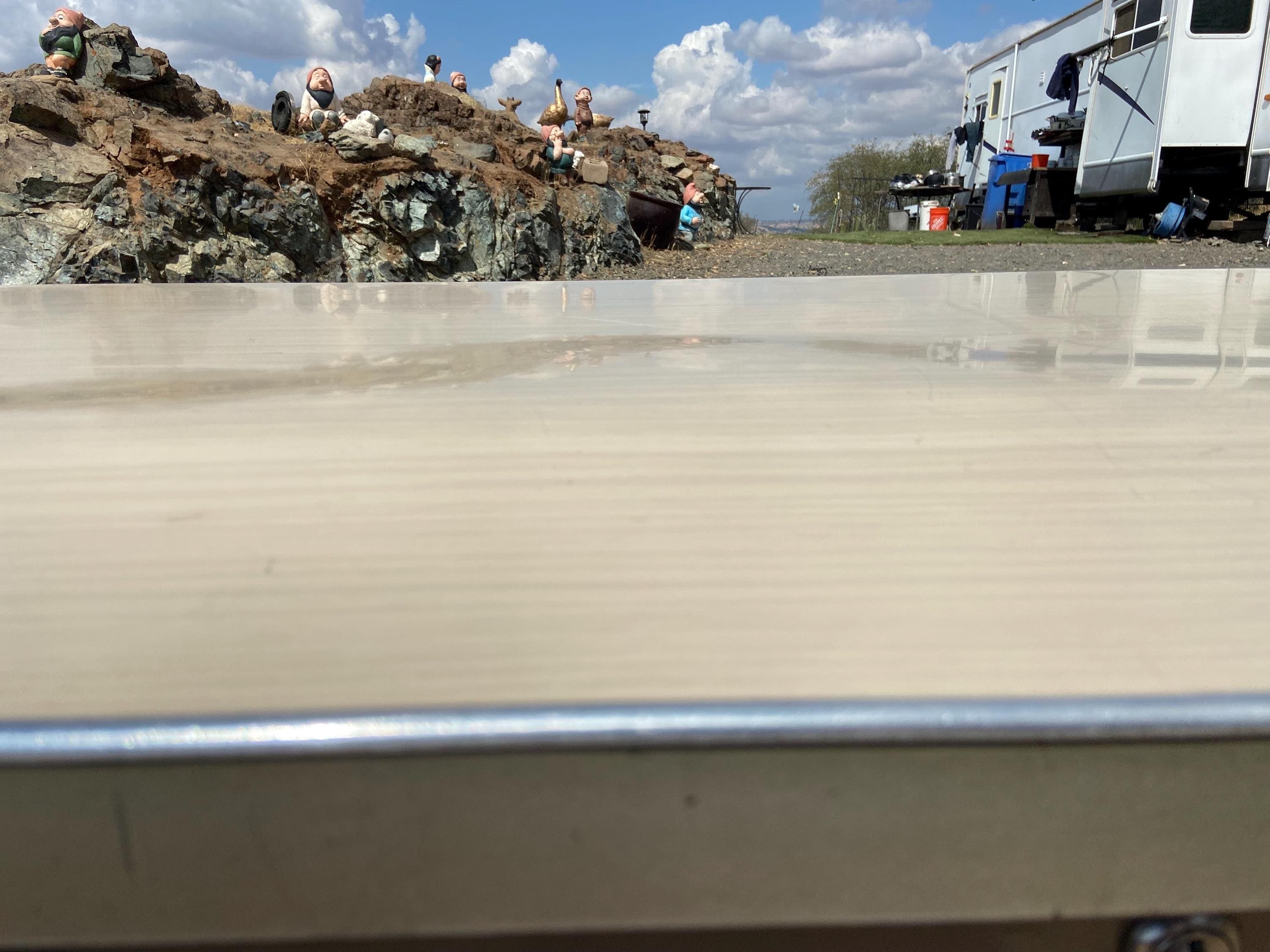 vintage mid century modern art metal tanker desk - Thumbnail 6