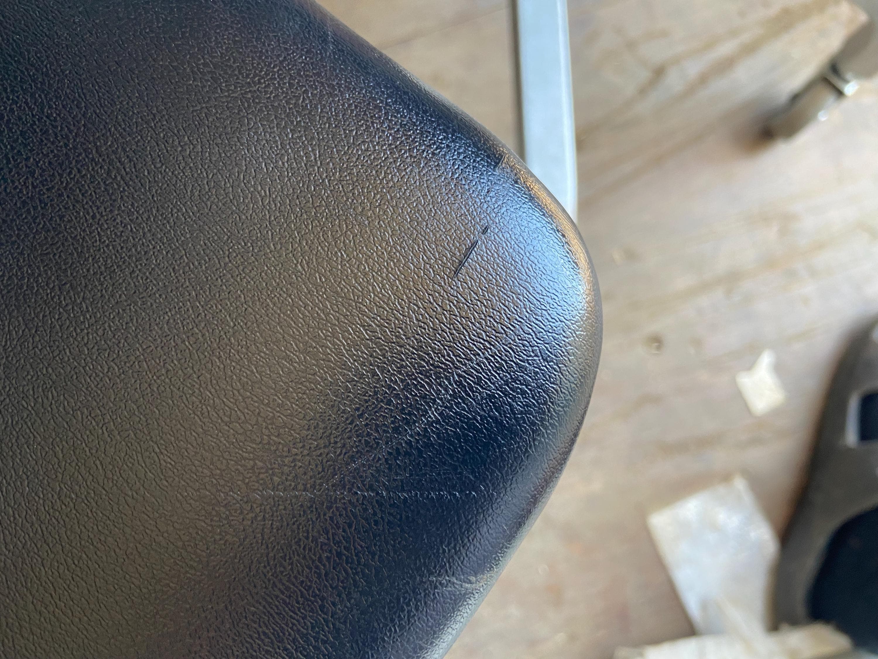 emeco navy swivel aluminum desk leather chair - Thumbnail 6