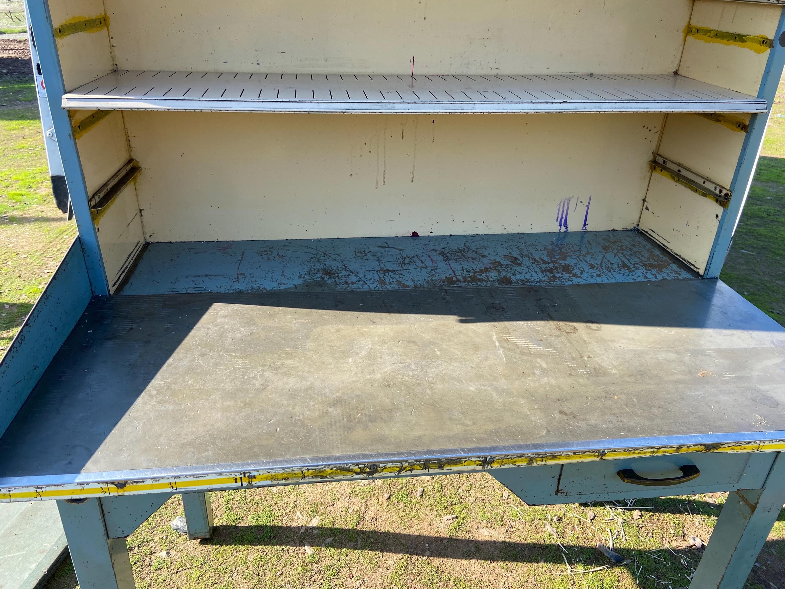 antique post office metal table organizer - Thumbnail 8