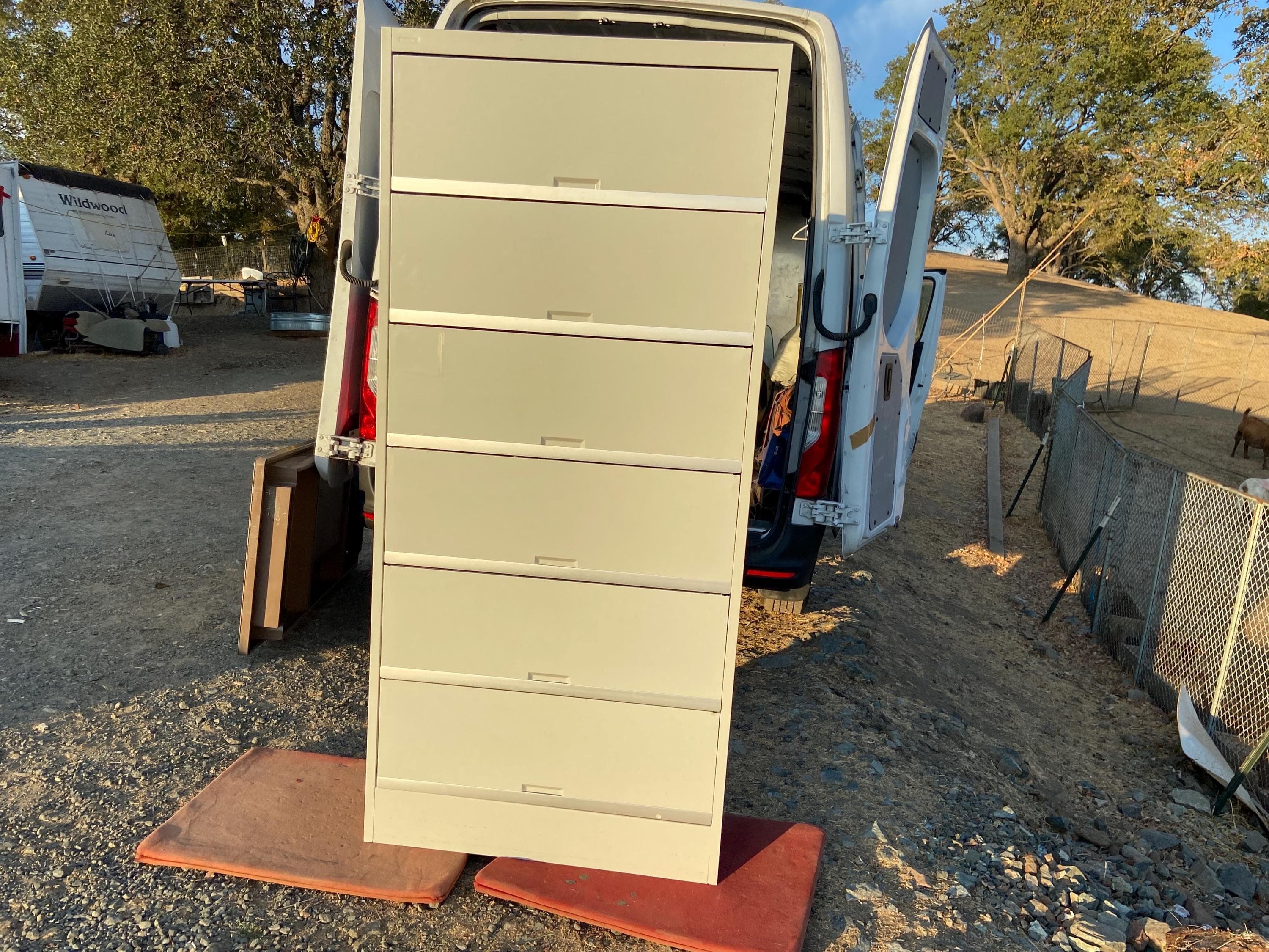 TAB metal flip top card lateral file storage cabinet - Image 1